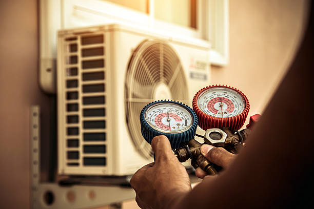 Professional Hvac Installation technician working in Prospect Park, NJ